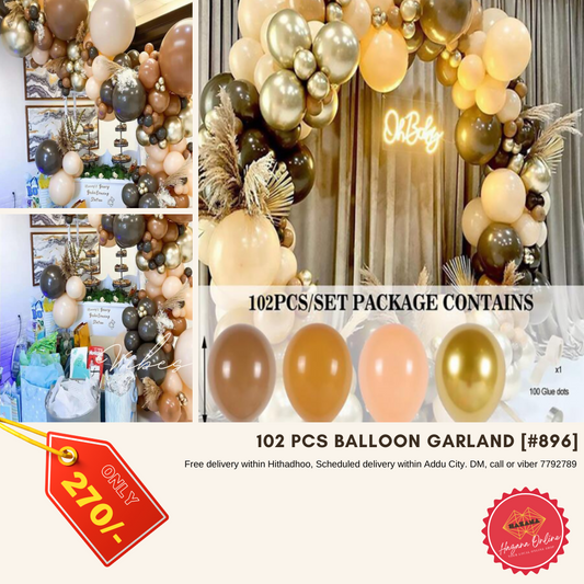 102 Pcs Balloon Garland [#896]