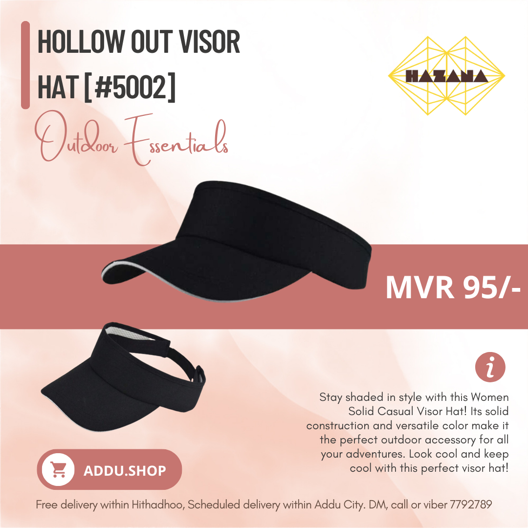 Hollow Out Visor Hat [#5002]
