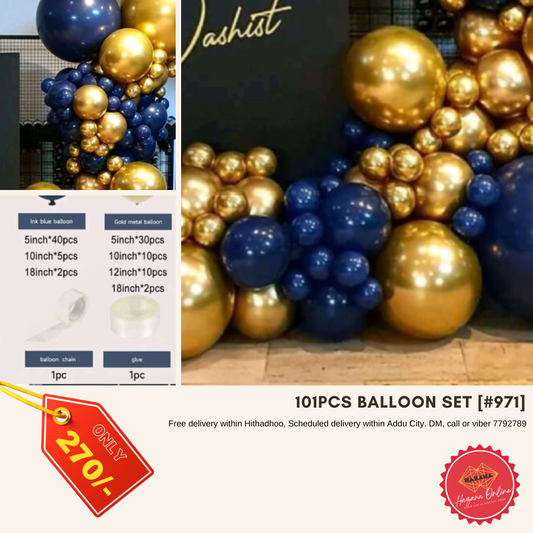 101 pcs Balloon Set [#971]
