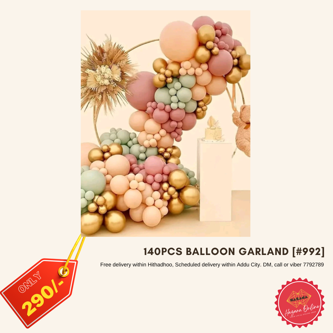 140 Pcs Balloon Garland [#992]