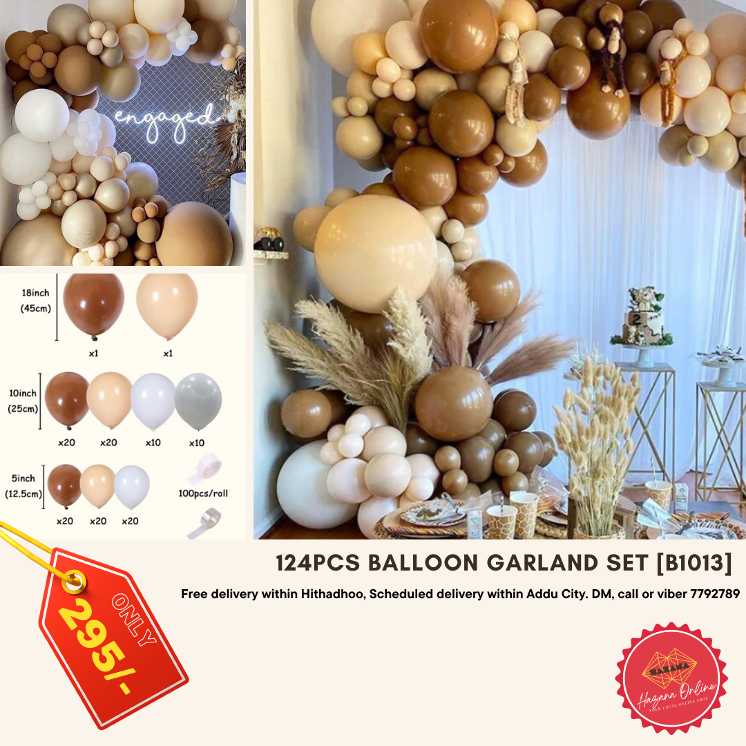 124pcs Balloon garland set [B1013]
