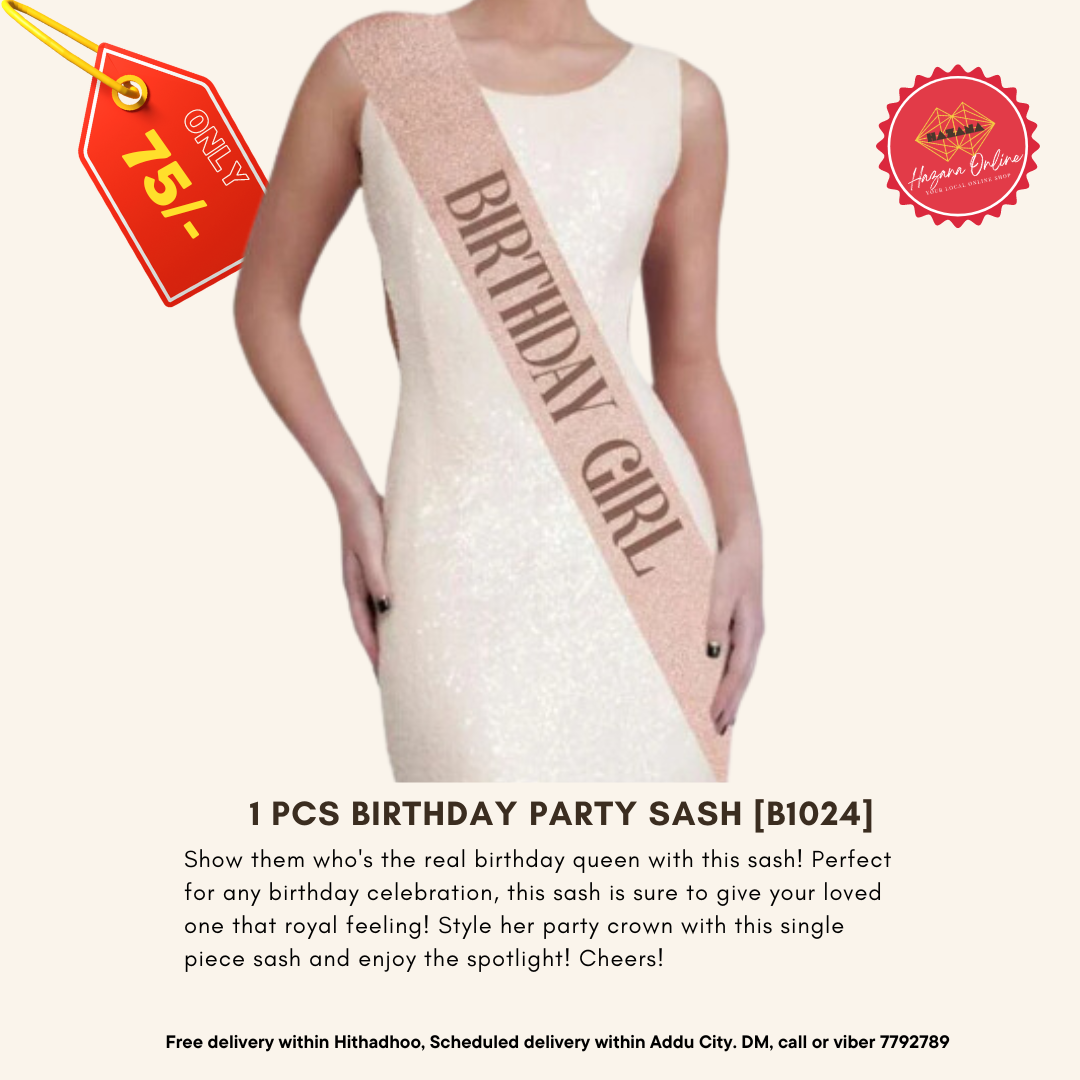 1 pcs birthday party sash [B1024]