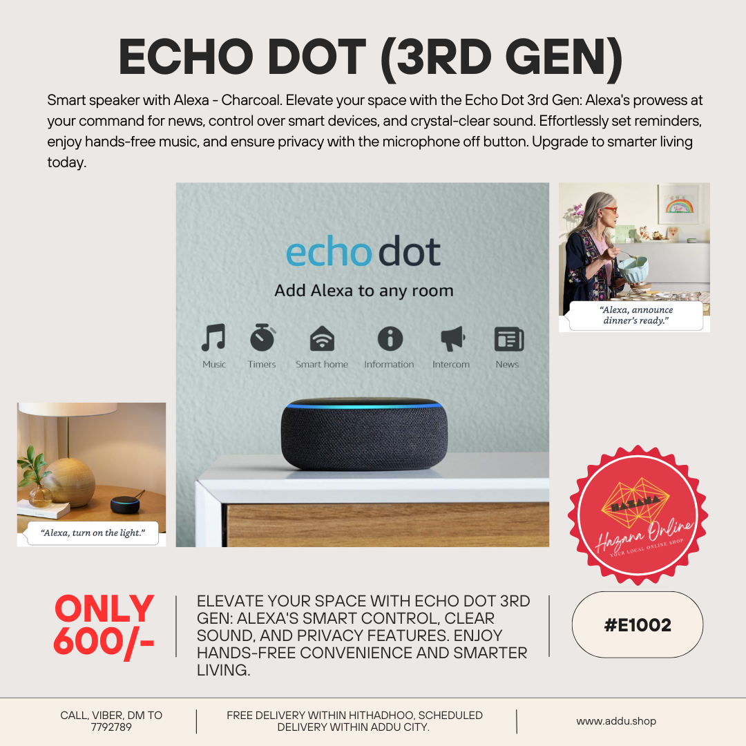 Echo Dot 3rd Gen [#E1002]